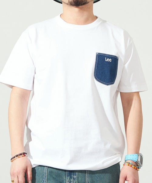 Lee/リー 胸ポケット付きTシャツ【アウトレット店舗・WEB限定