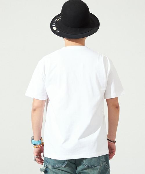 Lee（リー）の「Lee/リー　胸ポケット付きTシャツ【アウトレット店舗・WEB限定】（Tシャツ/カットソー・メンズ・ブラック/ミント/ホワイト/グレー・X-LARGE/LARGE/MEDIUM/SMALL/X-SMALL）」の21枚目の写真