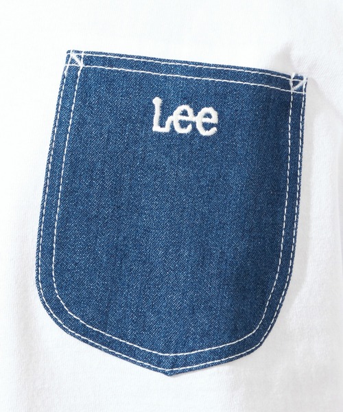 Lee（リー）の「Lee/リー　胸ポケット付きTシャツ【アウトレット店舗・WEB限定】（Tシャツ/カットソー・メンズ・ブラック/ミント/ホワイト/グレー・X-LARGE/LARGE/MEDIUM/SMALL/X-SMALL）」の20枚目の写真