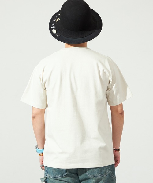 Lee（リー）の「Lee/リー　胸ポケット付きTシャツ【アウトレット店舗・WEB限定】（Tシャツ/カットソー・メンズ・ブラック/ミント/ホワイト/グレー・X-LARGE/LARGE/MEDIUM/SMALL/X-SMALL）」の6枚目の写真