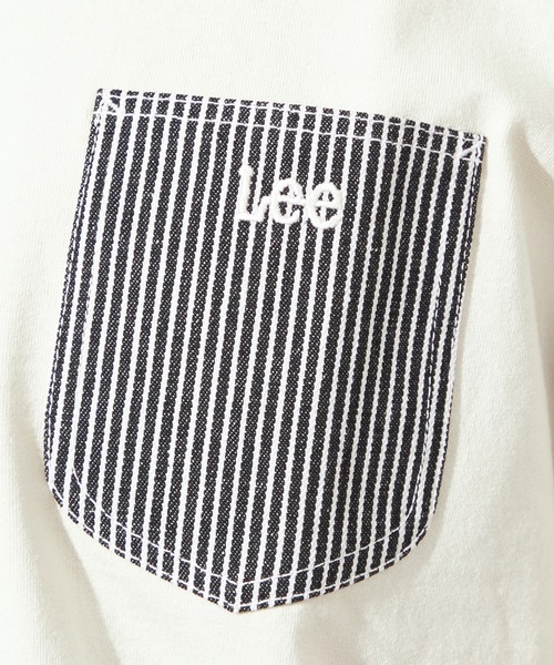 Lee（リー）の「Lee/リー　胸ポケット付きTシャツ【アウトレット店舗・WEB限定】（Tシャツ/カットソー・メンズ・ブラック/ミント/ホワイト/グレー・X-LARGE/LARGE/MEDIUM/SMALL/X-SMALL）」の5枚目の写真