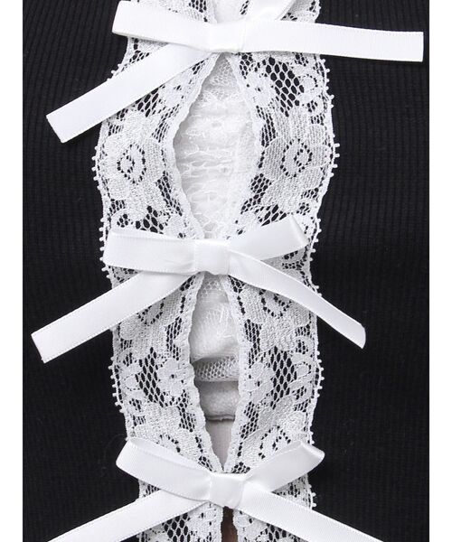 EATME（イートミー）の「フロントリボンノースリーブTOP（タンクトップ・レディース・ブルー/グレー/ブラック・FREE）」の20枚目の写真