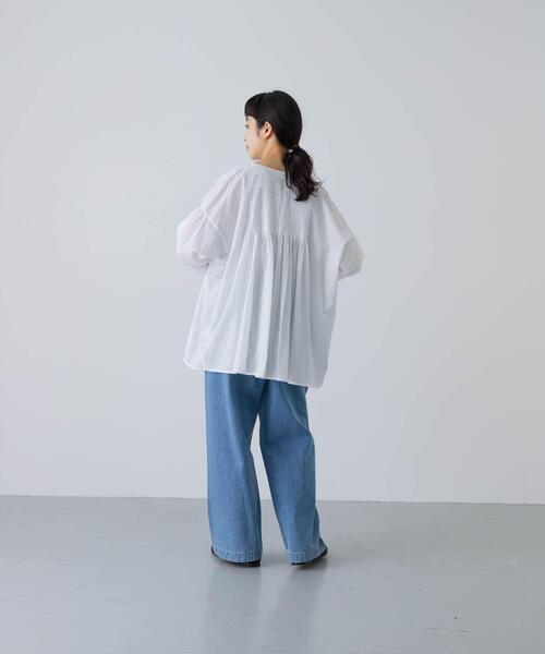 コットンピンタックブラウス（シャツ/ブラウス）｜かぐれ（カグレ）の