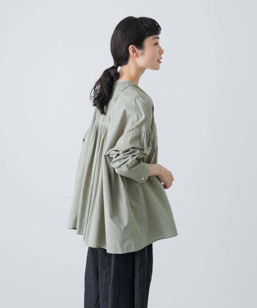 コットンピンタックブラウス（シャツ/ブラウス）｜かぐれ（カグレ）の