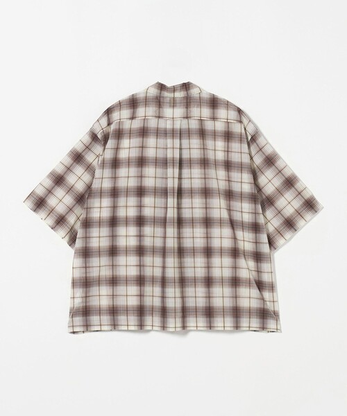 新品タグ付き　ROKU ロク ドレスシャツ バンドカラーブラウス 6（ロク）の「＜6(ROKU)＞BAND COLLAR SHIRT/シャツ（シャツ