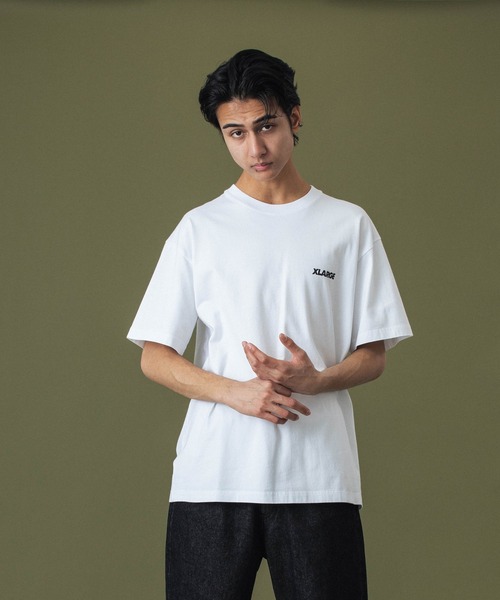 XLARGE(エクストララージ)の「【販売終了】SLANTED OG S/S TEE(Tシャツ/カットソー・メンズ・ホワイト/グリーン/イエロー/ネイビー/ブラック・S/M/L/XL/XXL)」の6枚目の写真
