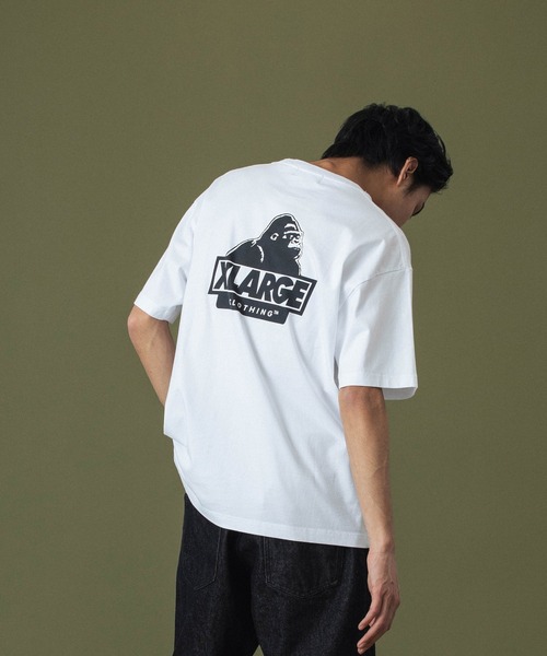 XLARGE(エクストララージ)の「【販売終了】SLANTED OG S/S TEE(Tシャツ/カットソー・メンズ・ホワイト/グリーン/イエロー/ネイビー/ブラック・S/M/L/XL/XXL)」の8枚目の写真