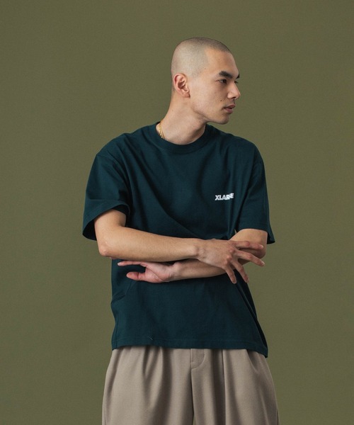 XLARGE(エクストララージ)の「【販売終了】SLANTED OG S/S TEE(Tシャツ/カットソー・メンズ・ホワイト/グリーン/イエロー/ネイビー/ブラック・S/M/L/XL/XXL)」の14枚目の写真