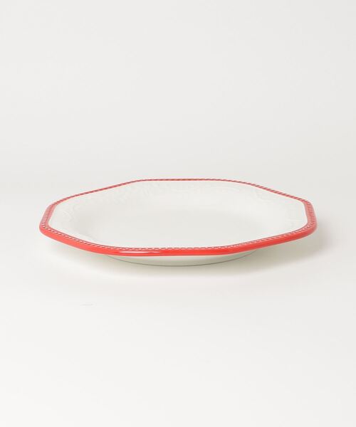 Made in I(メイドインアイ)の「レトロラインプレート(食器・レディース・ブルー/レッド・FREE)」の11枚目の写真