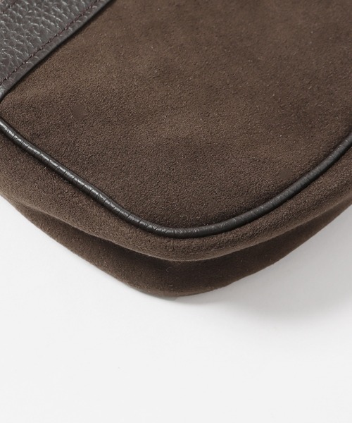 sita parantica（シータパランティカ）の「sita parantica/シータ パランティカ Ultrasuede POUCH_S ショルダーバッグ ブランドロゴ ミニバッグ（ショルダーバッグ・レディース・グレイッシュベージュ・ONE SIZE）」の7枚目の写真