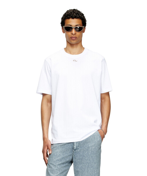 DIESEL(ディーゼル)の「メンズ Tシャツ T-ADJUST-MAREY(Tシャツ/カットソー・メンズ・ブラック/ホワイト・X-SMALL/XXX-LARGE/LARGE/X-LARGE/SMALL/XX-LARGE/MEDIUM)」の6枚目の写真