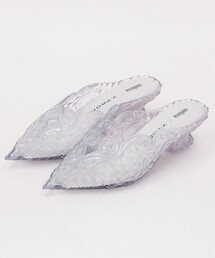 melissa | melissa/メリッサ Melissa + Y/Project Court Shoe / クリア ポインテッドミュール(サンダル)