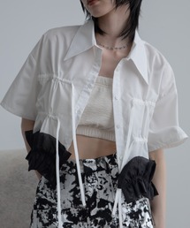 VACANCY（ヴァカンシー）の「フリルチュールドッキングバリモアシャツ（シャツ/ブラウス）」