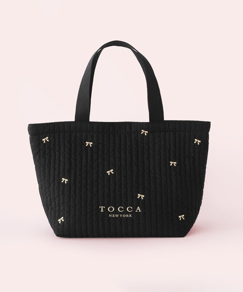 TOCCA(トッカ)の「LUCKY SHOWER TOTE トートバッグ(トートバッグ・レディース・ピンク系/ライトグレー系/ベージュ系/ブラック系・F)」の2枚目の写真