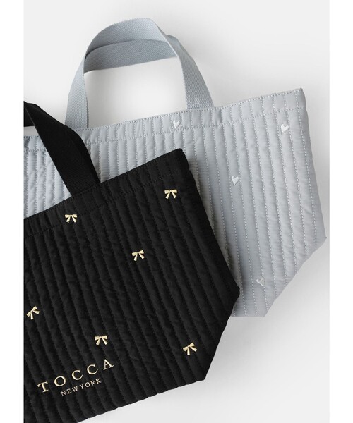TOCCA(トッカ)の「LUCKY SHOWER TOTE トートバッグ(トートバッグ・レディース・ピンク系/ライトグレー系/ベージュ系/ブラック系・F)」の5枚目の写真