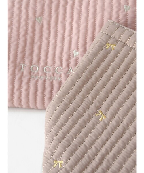 TOCCA(トッカ)の「LUCKY SHOWER TOTE トートバッグ(トートバッグ・レディース・ピンク系/ライトグレー系/ベージュ系/ブラック系・F)」の7枚目の写真