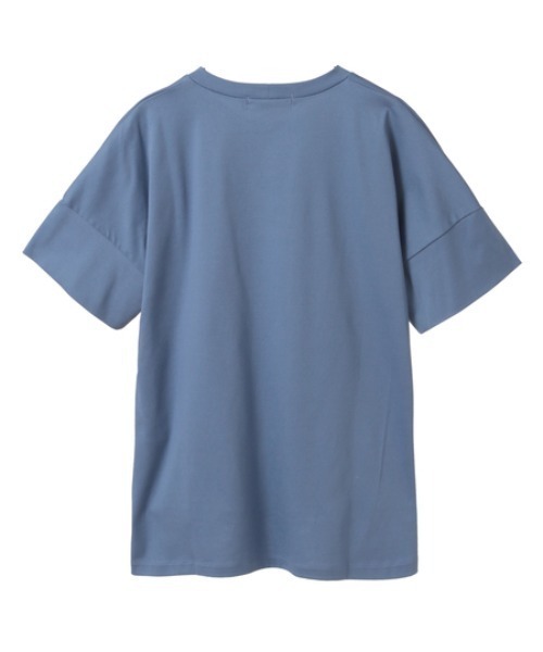INGEBORG(インゲボルグ)の「ローズマリーとアジサイワンポイントpt.Tシャツ(Tシャツ/カットソー・レディース・ブラック/オフホワイト/ブルー/ネイビー/ピンク・MEDIUM)」の6枚目の写真