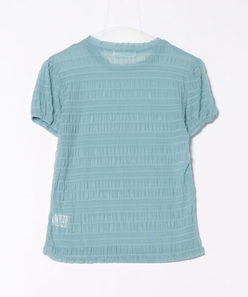 【☺︎】BODE シアーラバンデュラ半袖シャツ　S size セール】シャーリング シアー半袖トップス（Tシャツ/カットソー