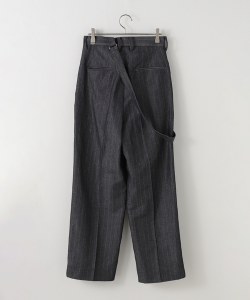 SERGE de bleu（サージ）の「SERGE de bleu/サージ  SUSPENDER SLACKS（スラックス・レディース・ネイビー・40/38/36）」の2枚目の写真