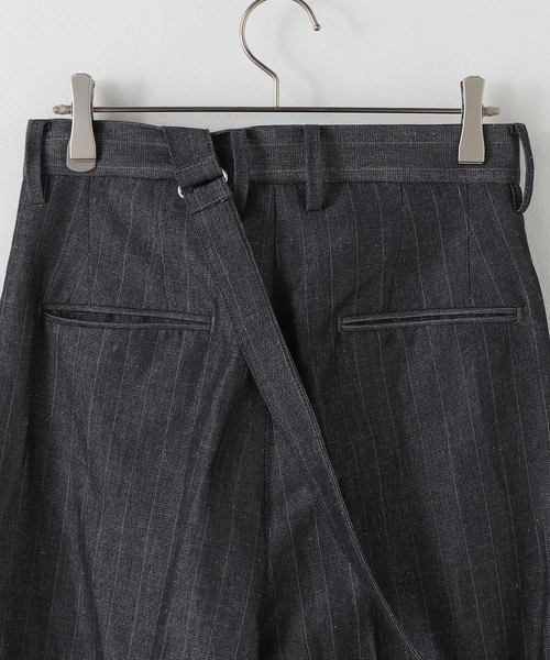 SERGE de bleu（サージ）の「SERGE de bleu/サージ  SUSPENDER SLACKS（スラックス・レディース・ネイビー・40/38/36）」の3枚目の写真