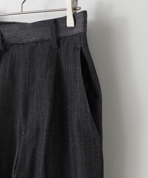 SERGE de bleu（サージ）の「SERGE de bleu/サージ  SUSPENDER SLACKS（スラックス・レディース・ネイビー・40/38/36）」の4枚目の写真