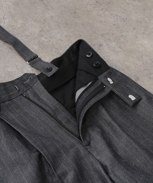 SERGE de bleu（サージ）の「SERGE de bleu/サージ  SUSPENDER SLACKS（スラックス・レディース・ネイビー・40/38/36）」の7枚目の写真