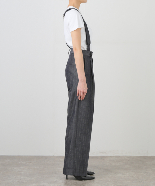 SERGE de bleu（サージ）の「SERGE de bleu/サージ  SUSPENDER SLACKS（スラックス・レディース・ネイビー・40/38/36）」の14枚目の写真