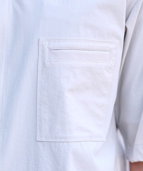 DRESSTERIOR(ドレステリア)の「【セットアップ可】ライトクロス 2WAYストレッチシャツ(シャツ/ブラウス・メンズ・ブラック/ライトベージュ・91/92/94/90)」の9枚目の写真