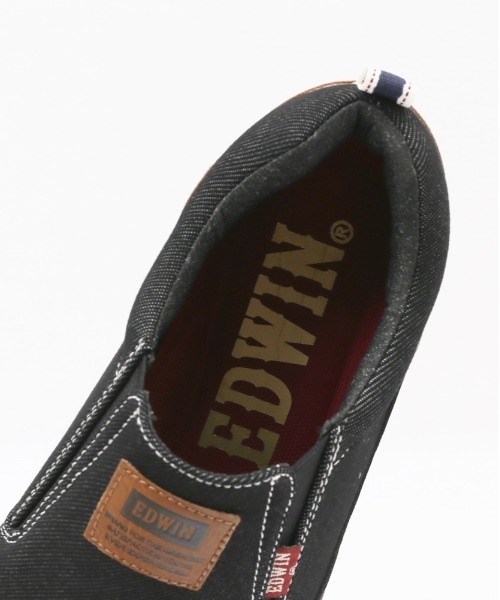 EDWIN(エドウィン)の「EDWIN 軽量スリッポン 7644(スリッポン・メンズ・ダークグレー/ブラック/ネイビー・25cm/25.5cm/26cm/27cm/26.5cm)」の12枚目の写真