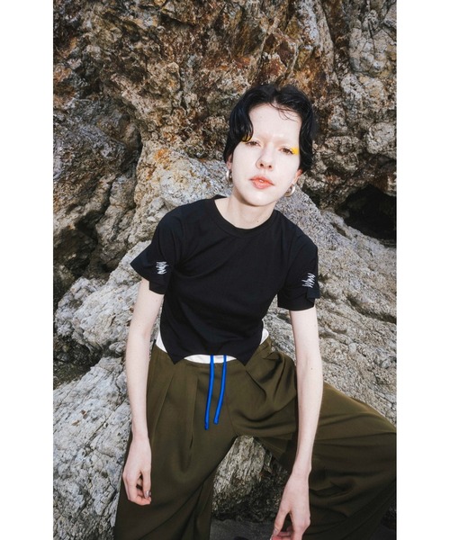 TOTO801ページ 新品OMMO TUCK SLEEVE SHORT T TUCK SLEEVE SHORT T（Tシャツ/カットソー）｜OMMO（オーエム