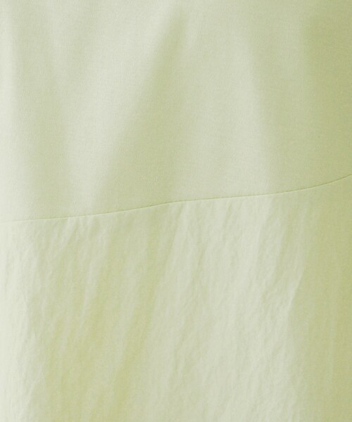 UNTITLED / アンタイトル 【UVカット/接触冷感/Tシャツ】異素材ドッキングペプラム UVカット／接触冷感／Tシャツ】異素材ドッキングペプラム