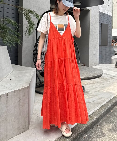 ほぼ未使用✨️定価5.9万　カオス　イタリア製生地　大人のコンビネゾン　リネン ほぼ未使用✨️定価5.9万 カオス イタリア製生地 大人のコンビネゾン