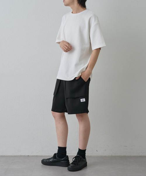 COLONY 2139(コロニートゥーワンスリーナイン)の「ケーブルジャガードTEE(Tシャツ/カットソー・メンズ・ブラック/ホワイト/ブラウン・MEDIUM/LARGE)」の9枚目の写真