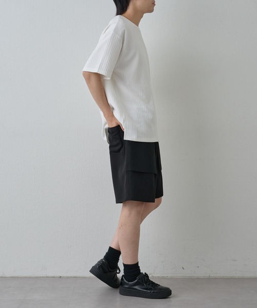 COLONY 2139(コロニートゥーワンスリーナイン)の「ケーブルジャガードTEE(Tシャツ/カットソー・メンズ・ブラック/ホワイト/ブラウン・MEDIUM/LARGE)」の11枚目の写真
