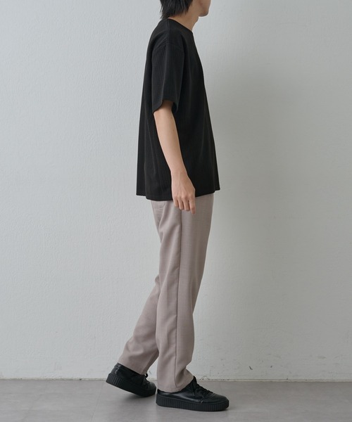 COLONY 2139(コロニートゥーワンスリーナイン)の「ケーブルジャガードTEE(Tシャツ/カットソー・メンズ・ブラック/ホワイト/ブラウン・MEDIUM/LARGE)」の7枚目の写真
