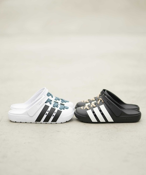 adidas(アディダス)の「adidas/アディダス サンダル ADILETTE CLOG 2.0 アディレッタクロッグ ストラップ付き JQ8058/JS1130/JS1131(サンダル・レディース・ブラック×ホワイト/ブラック×ブラック/ホワイト×ブラック・23.5cm/24.5cm/25.5cm/26.5cm/27.5cm/28.5cm)」の7枚目の写真
