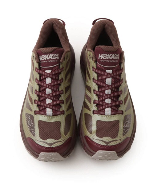 HOKA（ホカ）の「HOKA MAFATE SPEED 2 / ホカ マファテ スピード 2（スニーカー・メンズ・マルーン・28.0cm/27.5cm/27.0cm/26.5cm/26.0cm/25.5cm/29.0cm/28.5cm）」の2枚目の写真