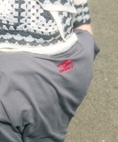 younger song（ヤンガーソング）の「【限定】UMBRO/アンブロ Younger Song/ヤンガーソング 半袖 Tシャツ MRYS-T002（Tシャツ/カットソー・メンズ・ネイビー/ブラック/リアルツリーカモ/ピンク/ブラウン/ホワイト/チャコールグレー・LL/L/M/S）」の14枚目の写真