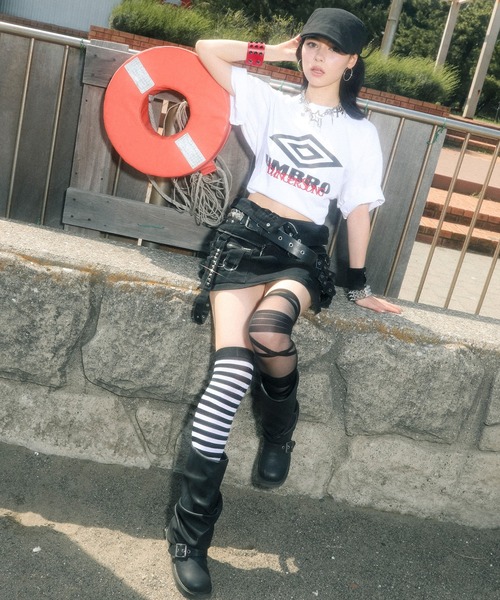 younger song（ヤンガーソング）の「【限定】UMBRO/アンブロ Younger Song/ヤンガーソング 半袖 Tシャツ MRYS-T002（Tシャツ/カットソー・メンズ・ネイビー/ブラック/リアルツリーカモ/ピンク/ブラウン/ホワイト/チャコールグレー・LL/L/M/S）」の11枚目の写真