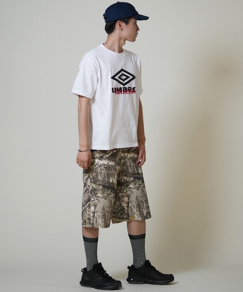 younger song（ヤンガーソング）の「【限定】UMBRO/アンブロ Younger Song/ヤンガーソング 半袖 Tシャツ MRYS-T002（Tシャツ/カットソー・メンズ・ネイビー/ブラック/リアルツリーカモ/ピンク/ブラウン/ホワイト/チャコールグレー・LL/L/M/S）」の22枚目の写真