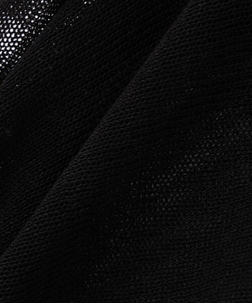 BEAVER（ビーバー）の「B omnivore/ビーオムニボー　ギマコットン変形ジレ（タンクトップ・レディース・ブラック・F）」の11枚目の写真