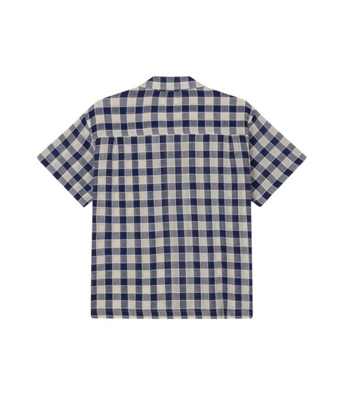 OBEY（オベイ）の「【OBEY】 WELDON WOVEN SHORT SLEEVE SHIRT（シャツ/ブラウス・メンズ・ネイビー/グリーン・MEDIUM/LARGE）」の8枚目の写真
