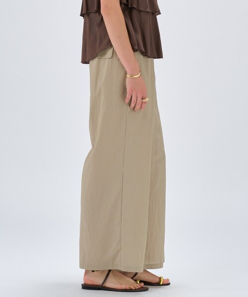 cloenc(クロエンス)の「【セットアップ/手洗い可】ストライプイージーパンツ(その他パンツ・レディース・アイボリー系2/ブラック系2/ベージュ系その他6・02/01/03)」の16枚目の写真