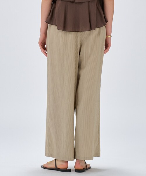 cloenc(クロエンス)の「【セットアップ/手洗い可】ストライプイージーパンツ(その他パンツ・レディース・アイボリー系2/ブラック系2/ベージュ系その他6・02/01/03)」の17枚目の写真