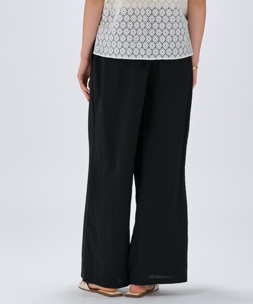 cloenc(クロエンス)の「【セットアップ/手洗い可】ストライプイージーパンツ(その他パンツ・レディース・アイボリー系2/ブラック系2/ベージュ系その他6・02/01/03)」の22枚目の写真