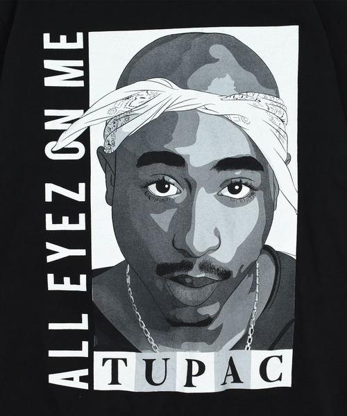 VINTAGE(ヴィンテージ)の「【USED】TUPAC/2PAC ラップ バンド Tシャツ(Tシャツ/カットソー・メンズ・ブラック・X-LARGE)」の2枚目の写真