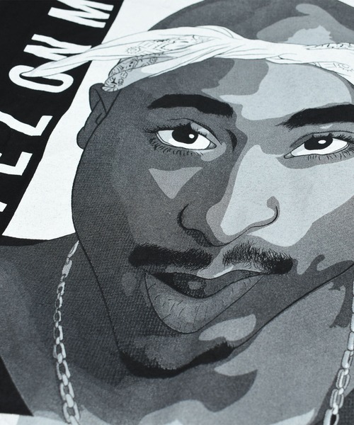 VINTAGE(ヴィンテージ)の「【USED】TUPAC/2PAC ラップ バンド Tシャツ(Tシャツ/カットソー・メンズ・ブラック・X-LARGE)」の3枚目の写真