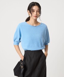 綺麗　グリーンレーベルリラクシング　自宅洗濯可能　ゆったりVネックニット green label relaxing｜グリーンレーベル リラクシングのニット