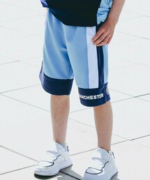 nexchic（ネクシック）の「【Manchester City(マンチェスターシティ)コレクション】ポンチショートパンツ(110~150cm)（その他パンツ）」