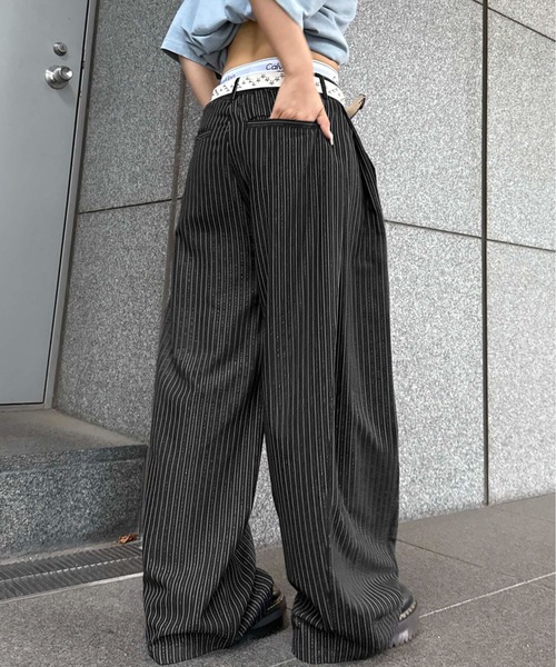 サイドタックラメスラックス（スラックス）｜sedacle（セダクル